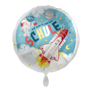 Folienballon Schulkind / Rakete